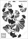 Schablone-Stencil A3 430-5456 Ginko Blätter